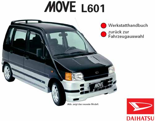 Полное руководство по ремонту и обслуживанию на автомобили Дайхатцу Move L601